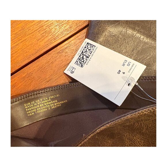 Brand new H&M Over the Knee Western Boots size 9, brown - Picture 7 of 7